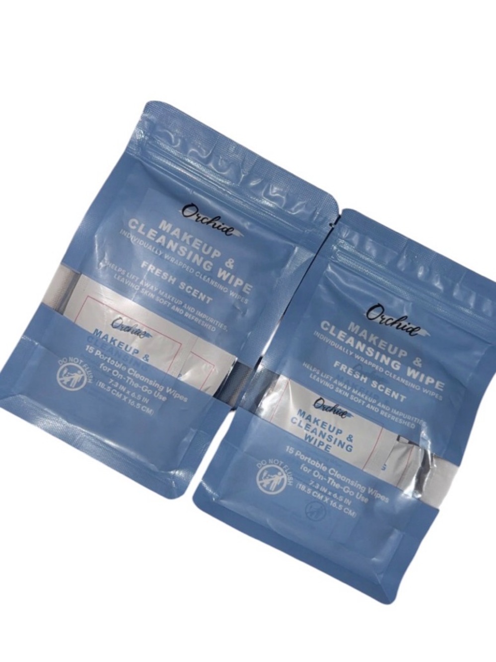 30 individually wrapped Makeup & Cleansing Wipes